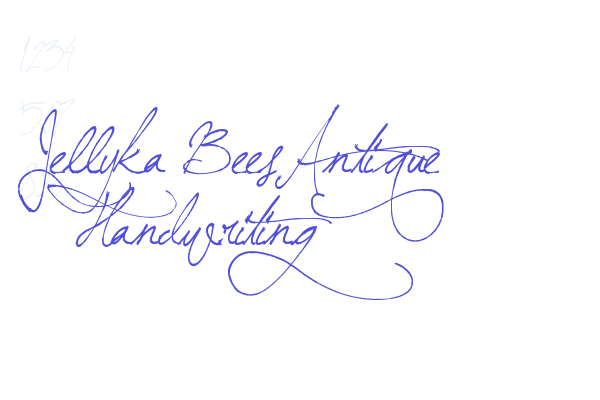 Jellyka BeesAntique Handwriting Font Download