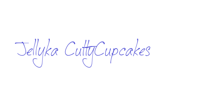 Jellyka CuttyCupcakes Font Download