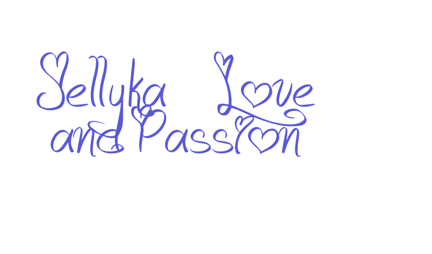 Jellyka – Love and Passion Font Download