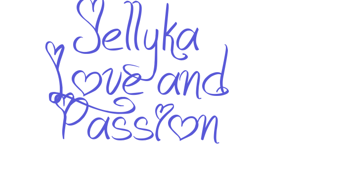 Jellyka – Love and Passion Font