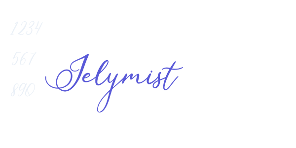 Jelymist font free