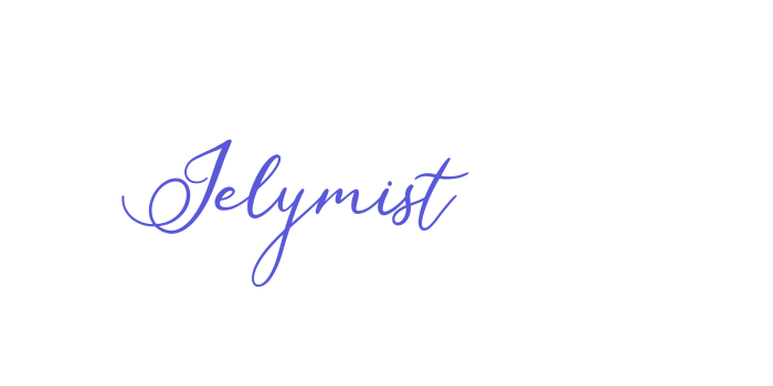 Jelymist Font Download