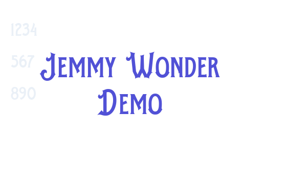 Jemmy Wonder Demo font download