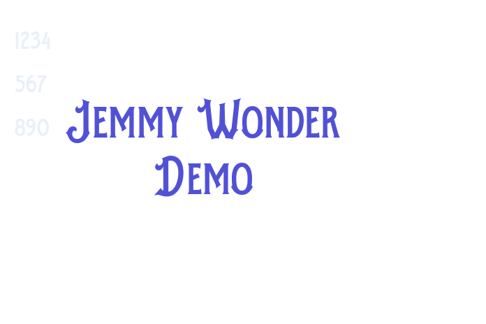 Jemmy Wonder Demo font download