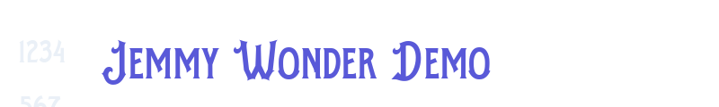 Jemmy Wonder Demo font download