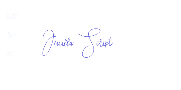 Jenilla Script font free