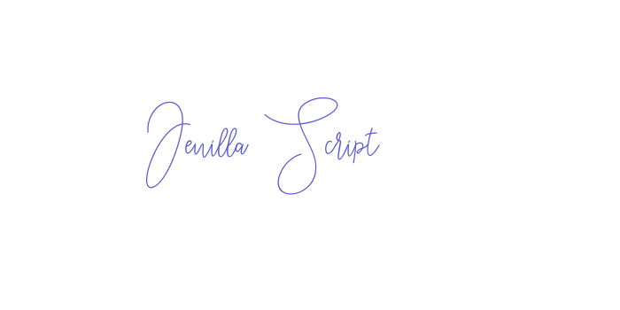 Jenilla Script Font Download