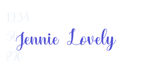 Jennie Lovely-font-download