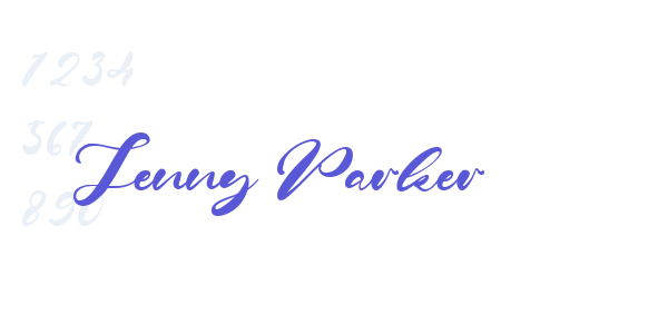 Jenny Parker font free