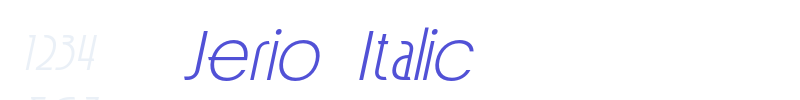 Jerio  Italic