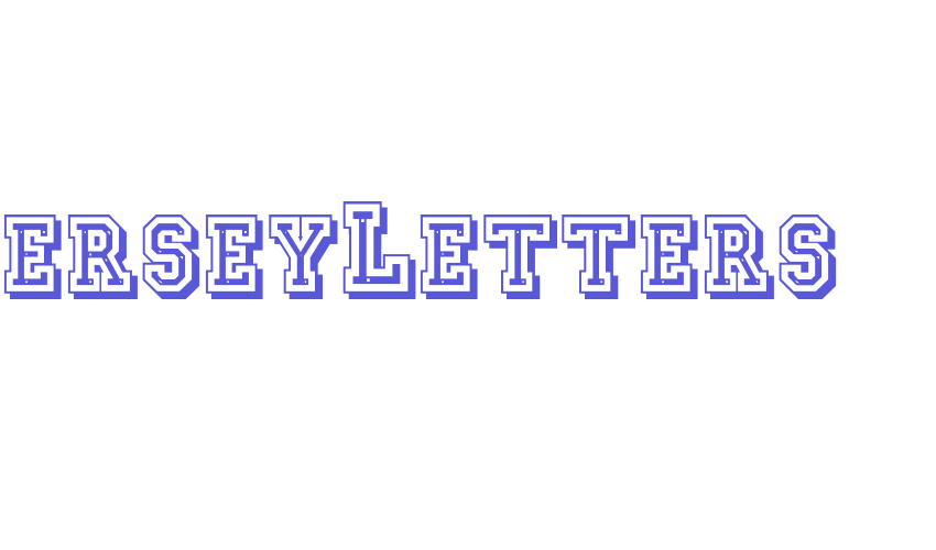 JerseyLetters Font