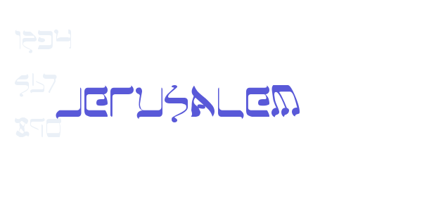 Jerusalem font free