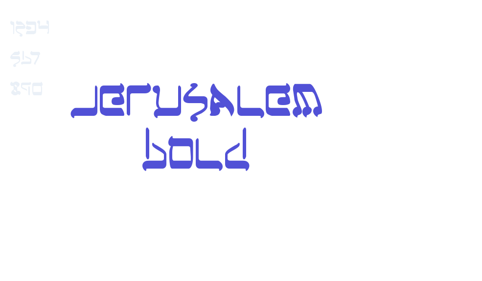 Jerusalem Bold-font-download