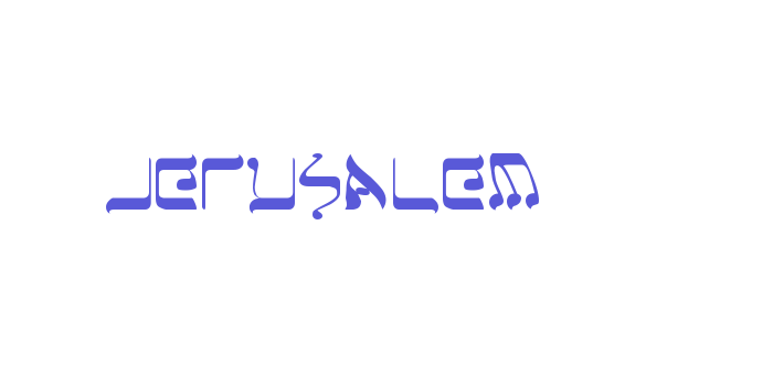 Jerusalem Font Download