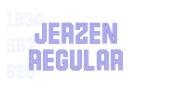 Jerzen Regular Font