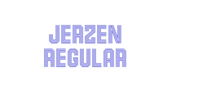 Jerzen Regular Font Download