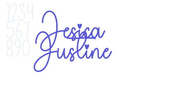 Jesica Justine font free