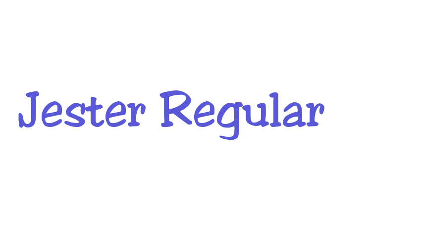 Jester Regular Font