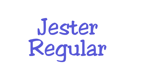 Jester Regular Font