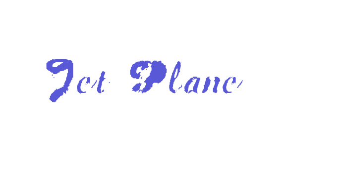 Jet Plane Font Download