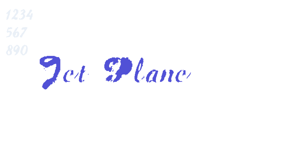 Jet Plane-font-download