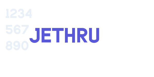 Jethru font free