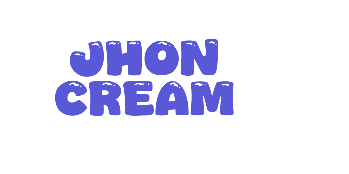 Jhon Cream Font Download