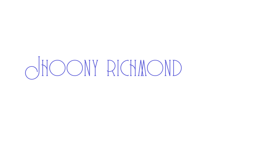 Jhoony richmond Font