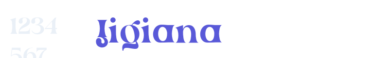 Jigiana font