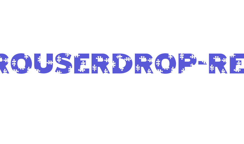 JigsawTrouserdrop-Regular Font Download