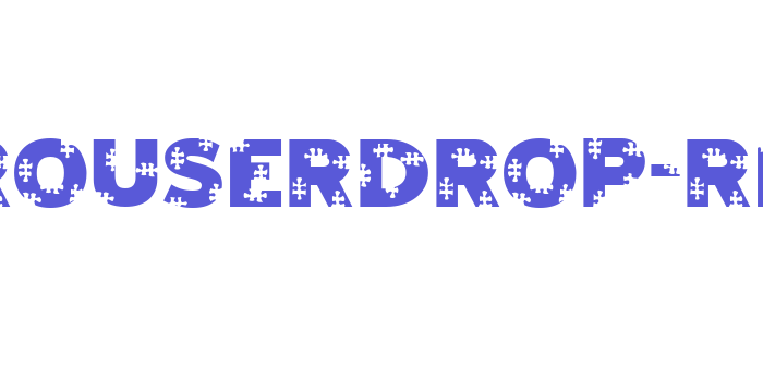 JigsawTrouserdrop-Regular Font Download