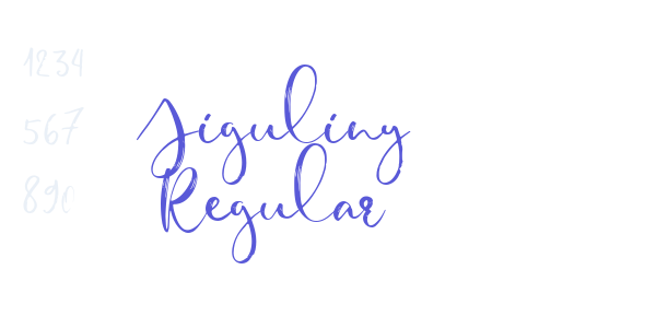 Jiguliny Regular font free