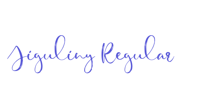 Jiguliny Regular Font Download