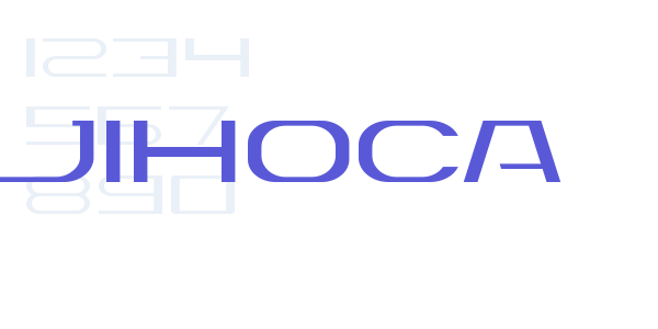 Jihoca font