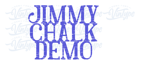 Jimmy Chalk Demo font free