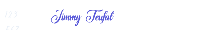 Jimmy Teufal font