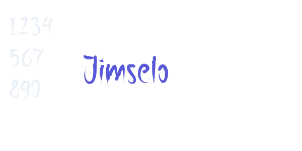 Jimselo font free