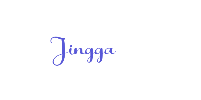 Jingga Font Download