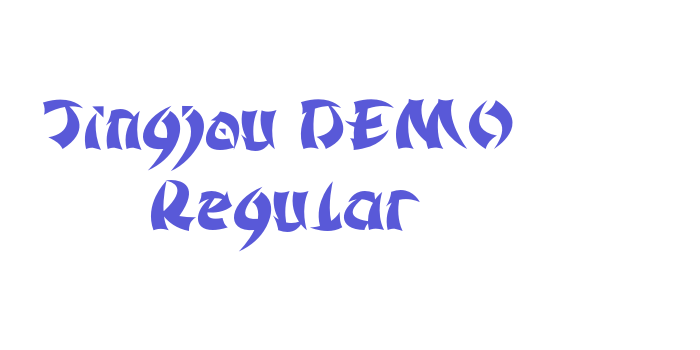 Jingjou DEMO Regular Font Download