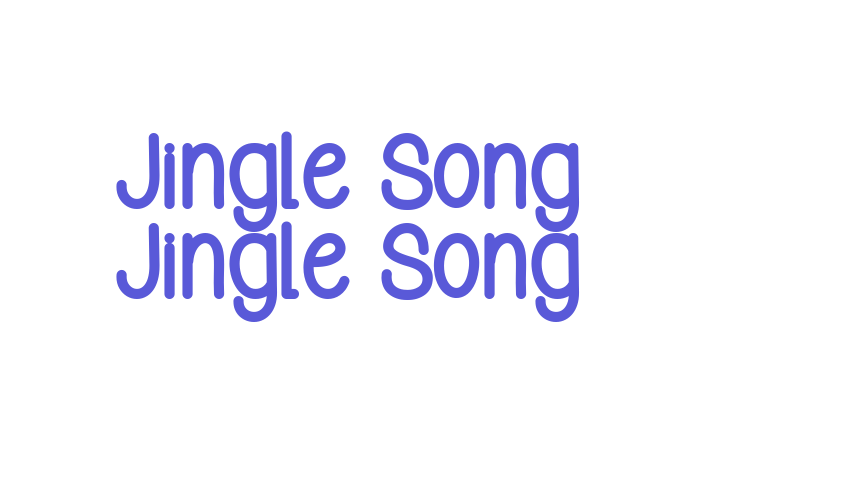 Jingle Song Jingle Song Font