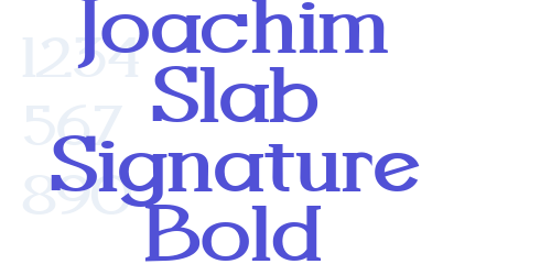 Joachim Slab Signature Bold-font-download