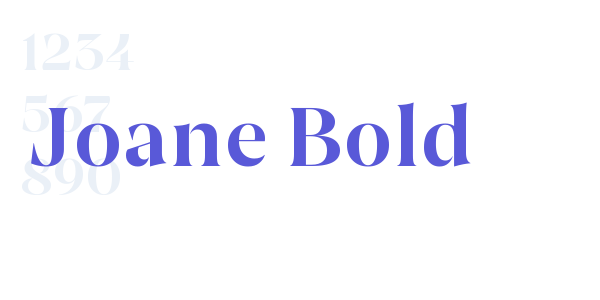 Joane Bold font free