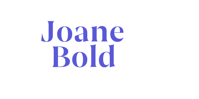 Joane Bold Font