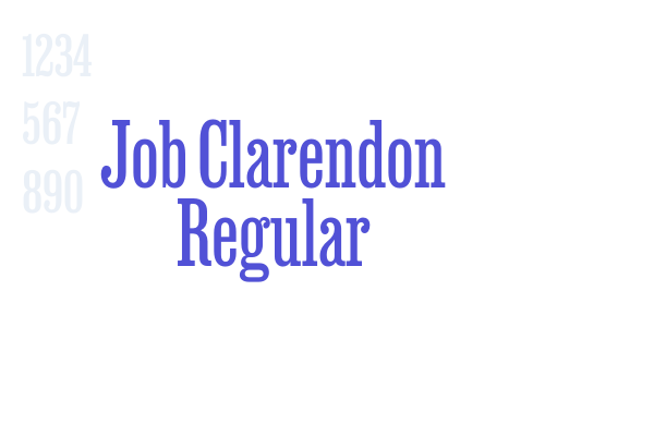 Job Clarendon Regular