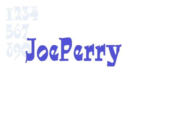 JoePerry Font Download