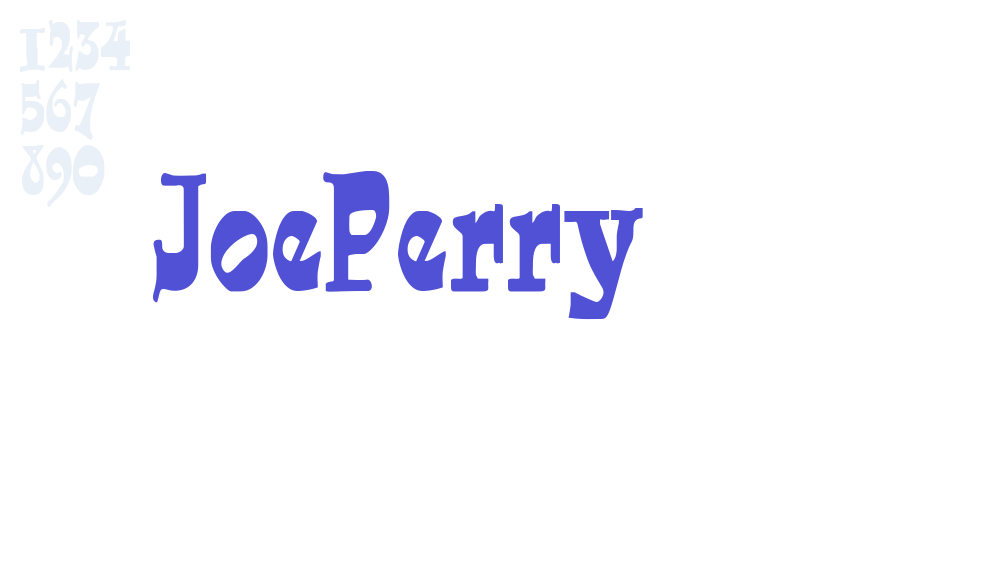 JoePerry-font-download