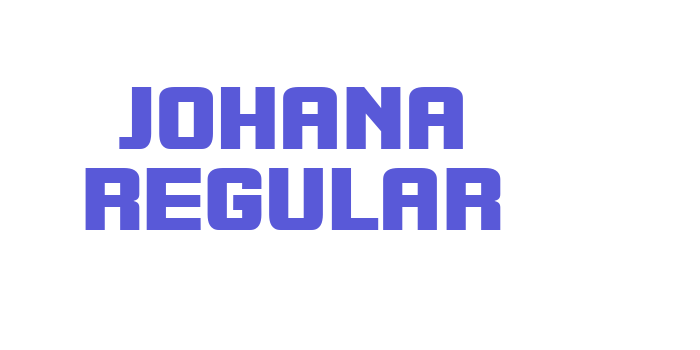 Johana Regular Font Download