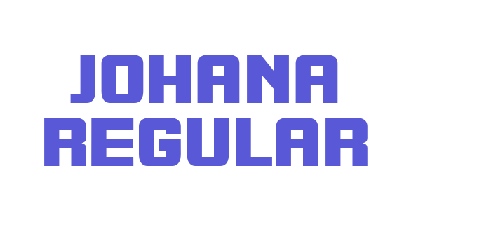 Johana Regular Font