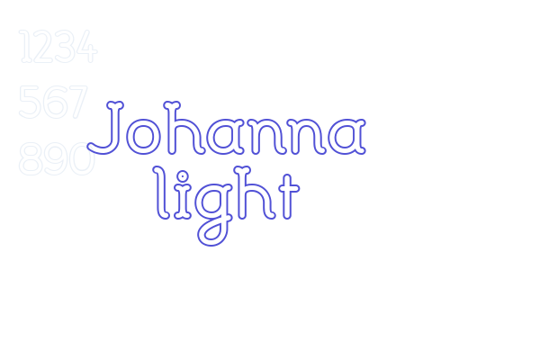 Johanna light Font Download