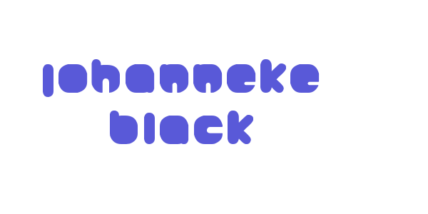 Johanneke Black font free